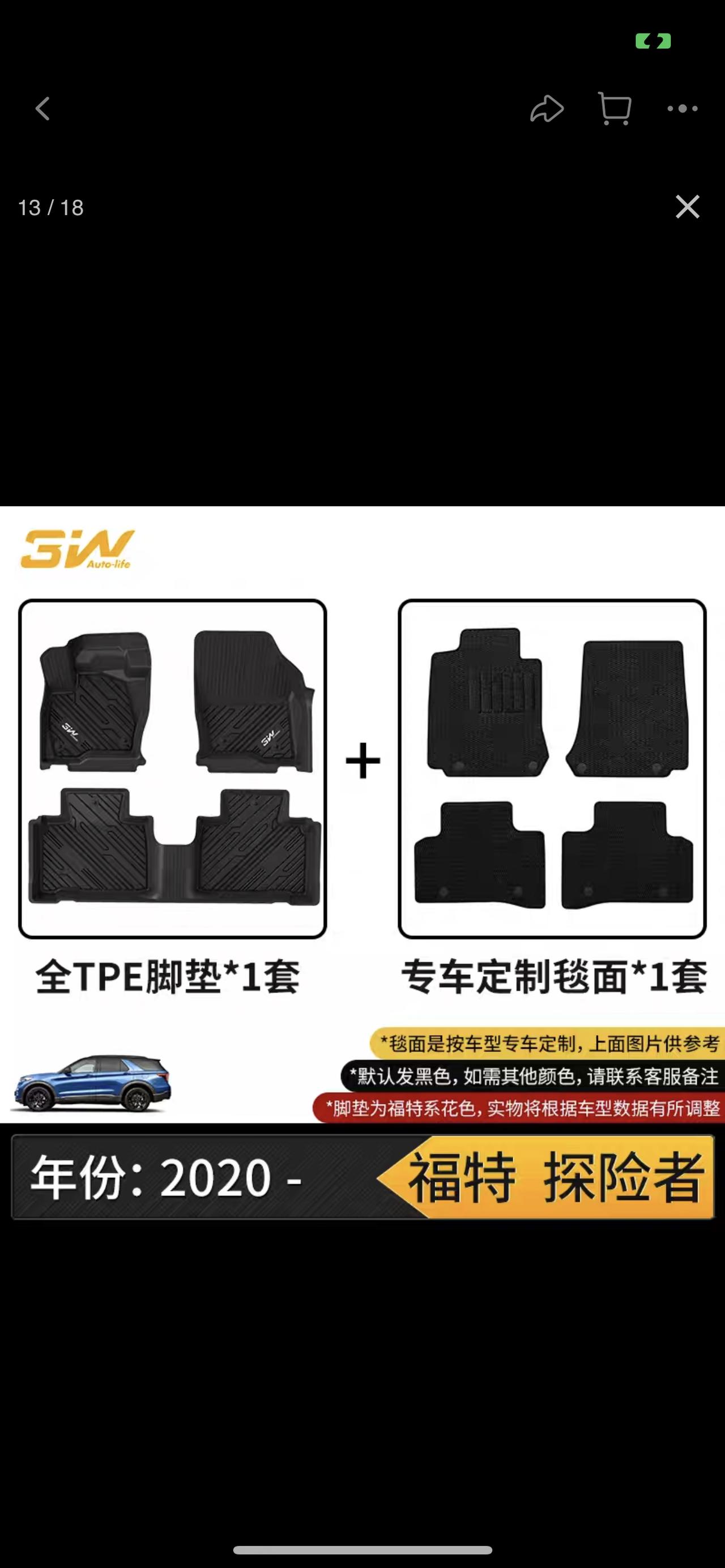 福特探险者 关于3W脚垫，还没有根据2023款重新开模，目前只有之前的款式，请问完全匹配于2023款新探吗？