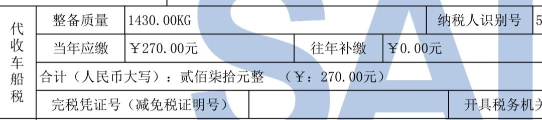 我的雷凌双擎1.8L，车船税才270元。想问下各位开卡罗拉/雷凌的帅哥美女车船税交多少？  好像现在不是按照发动机排量来