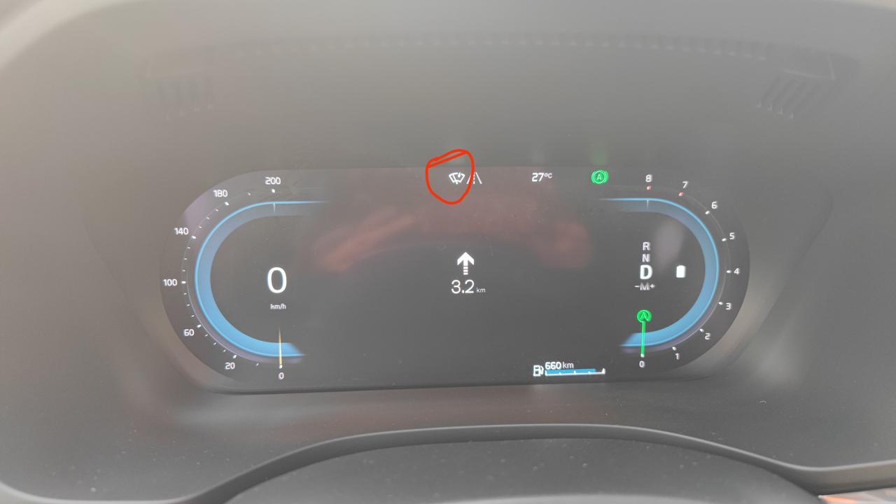 沃尔沃XC60 请问下打圈的图标是什么意思啊！