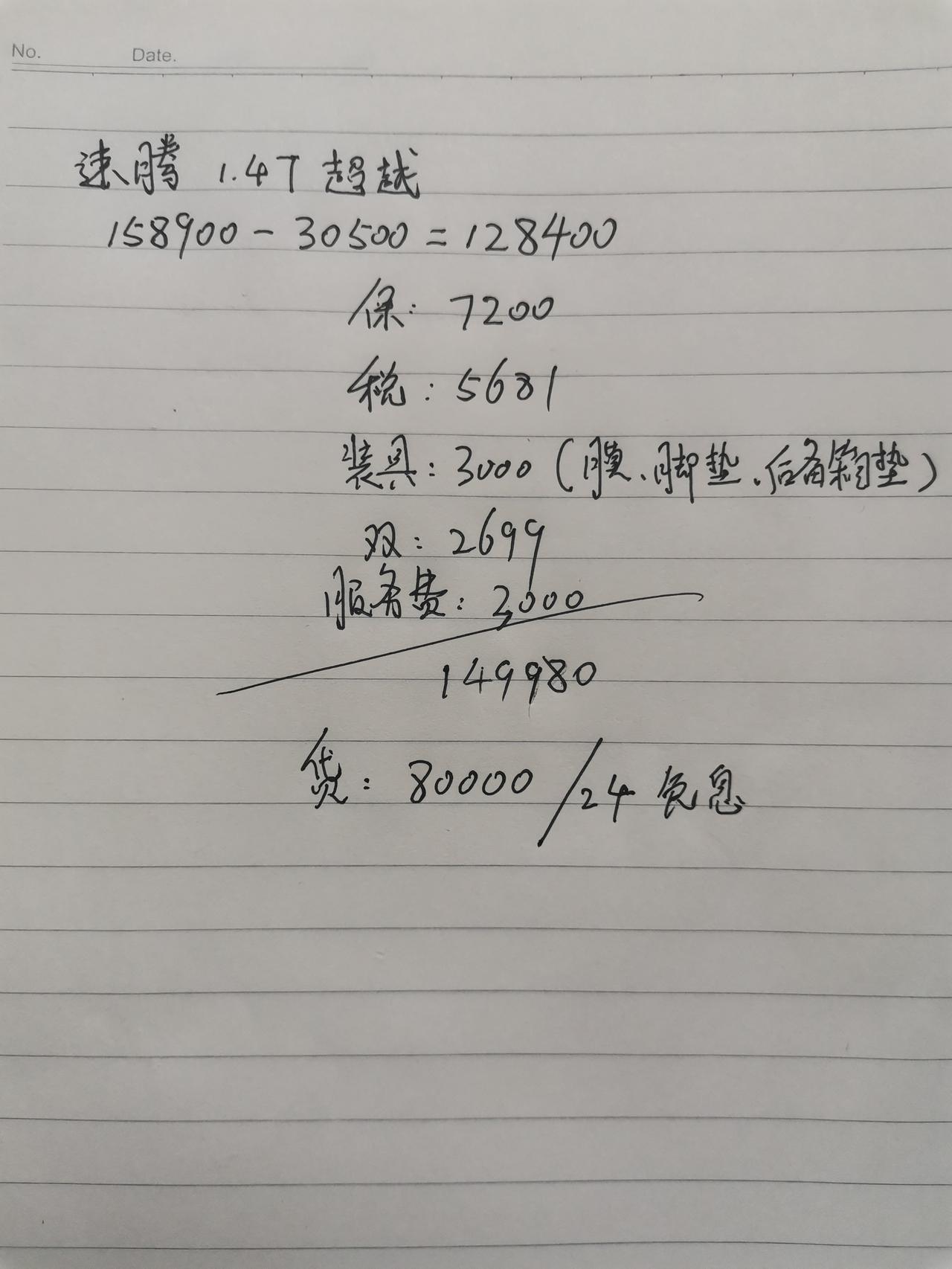 大众速腾 今天4s报的超越的价格，太贵了，哪些费用可以砍了，落地多少合适呢？坐标石家庄。