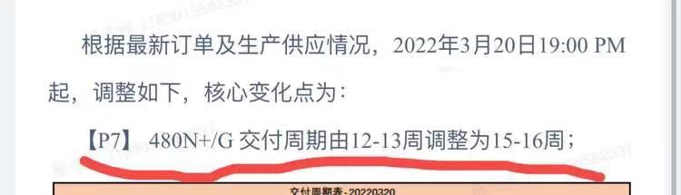 小鹏小鹏P7 3月19号涨价期间订单，480N+有提车的小伙伴吗！