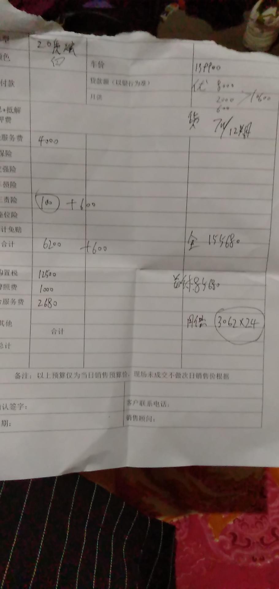 马自达3 昂克赛拉 大家帮我看看这个报价单如何还能再谈吗 谈那里 还有我准备交订金要注意什么