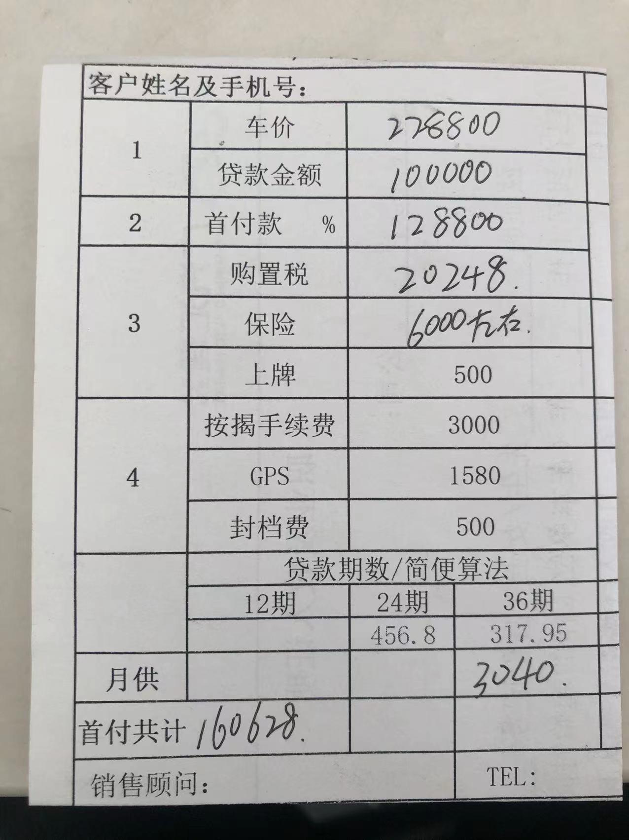 广汽传祺传祺GS8 老铁，这是4S给我的价格，觉得咋样啊？