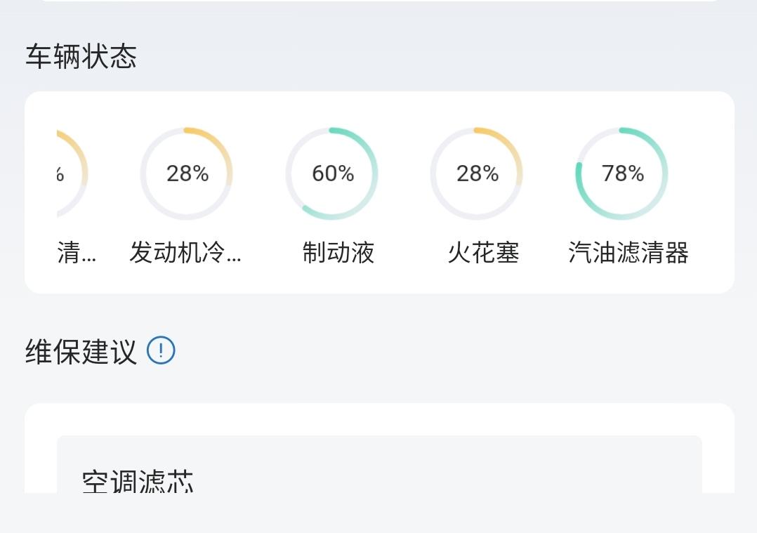 长安逸动 今天看了一下，才发现这个两个变颜色了，发动机冷却液和火花塞。使用一年不到，一万公里左右。这个正常吗？然后添加这