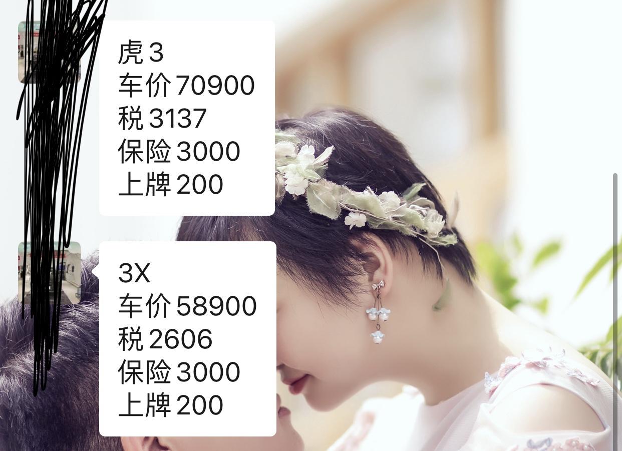 奇瑞瑞虎3 有知道这两个车的吗？虎3是21款1.5TCVT的，库存车，21年6月的虎3X是未改款的砖石3克拉2型CVT，