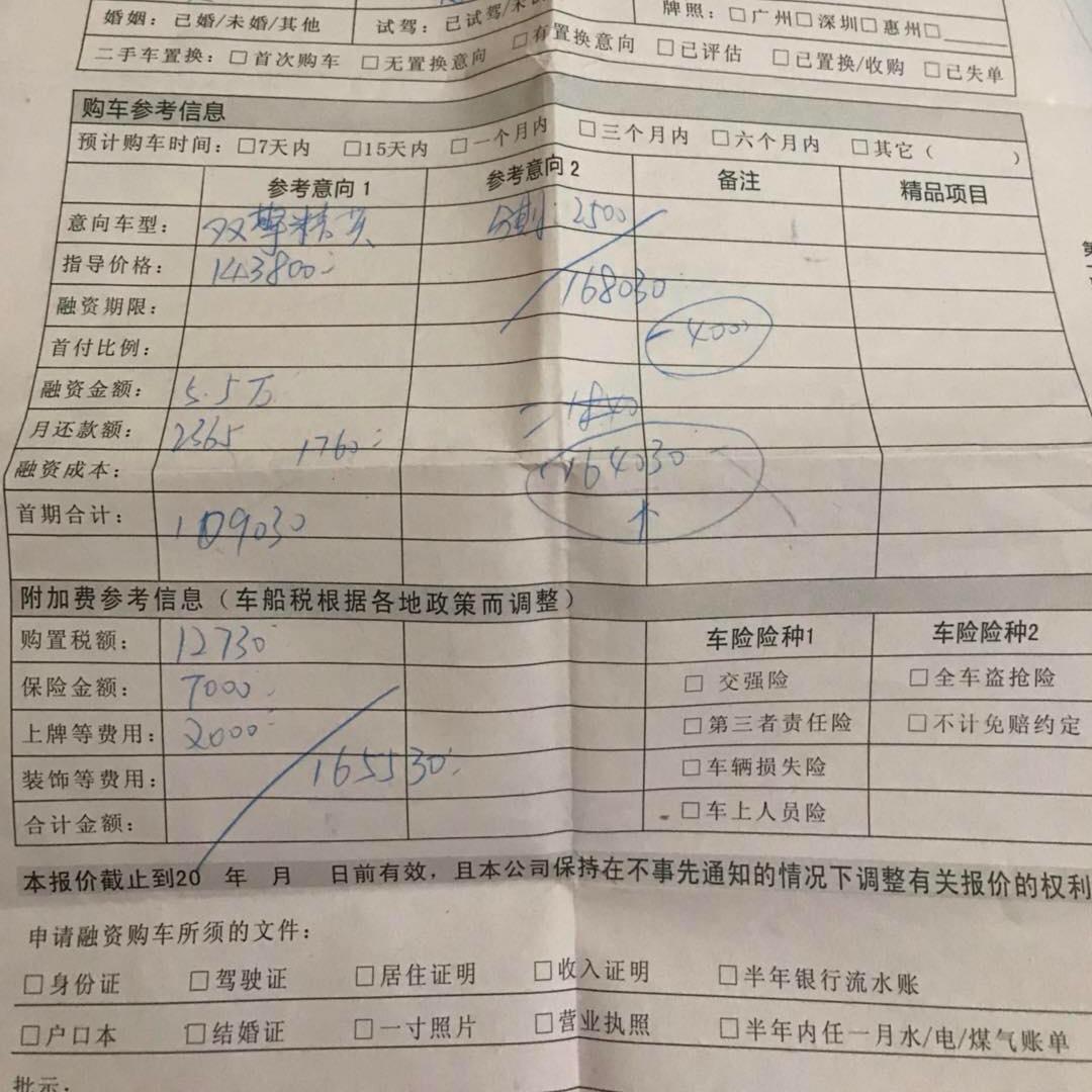 各路大神能指教下小弟不？坐标广州增城。卡罗拉新款双擎精英版裸车价14.38，购置锐12730，保险是7000，上牌要20