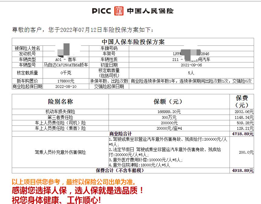 马自达阿特兹 兄弟们，第二年给我报5000块钱。是不是被坑了